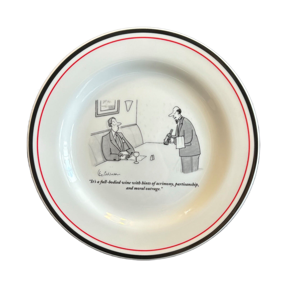 RESTORATION HARDWARE 6-Salad Plates NEW YORKER Ceramic Dessert Appetizer 8" D