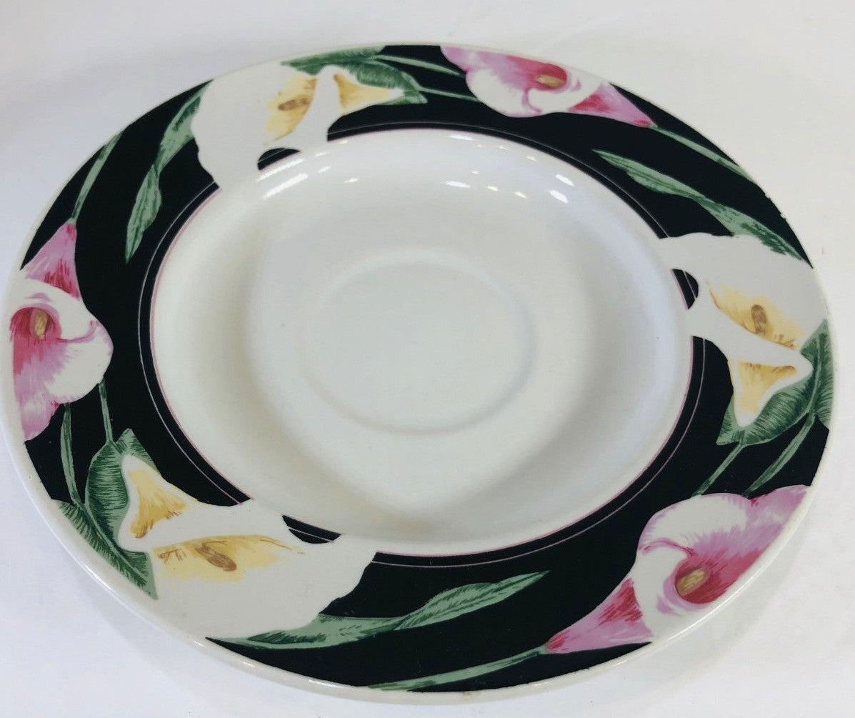 Tienshan Stoneware "CALLA LILIES" Oven to Table Dinnerware Collection # 2232