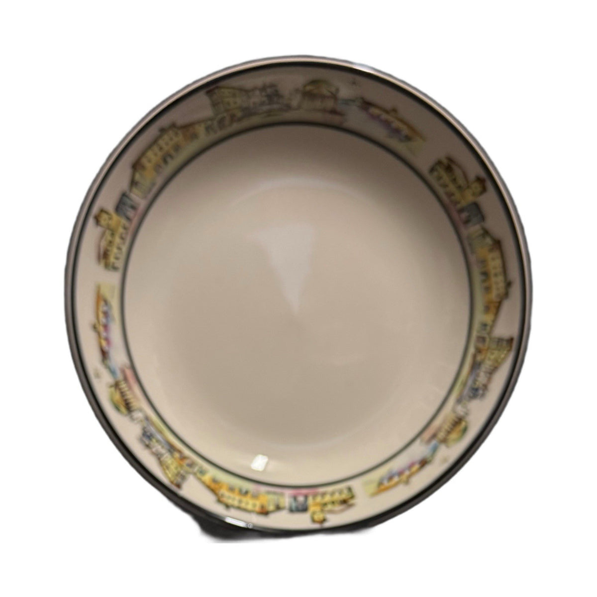 Set of 4 Majesticware ITALIA by Apple Bowls 7 3/4” Cityscape Stoneware