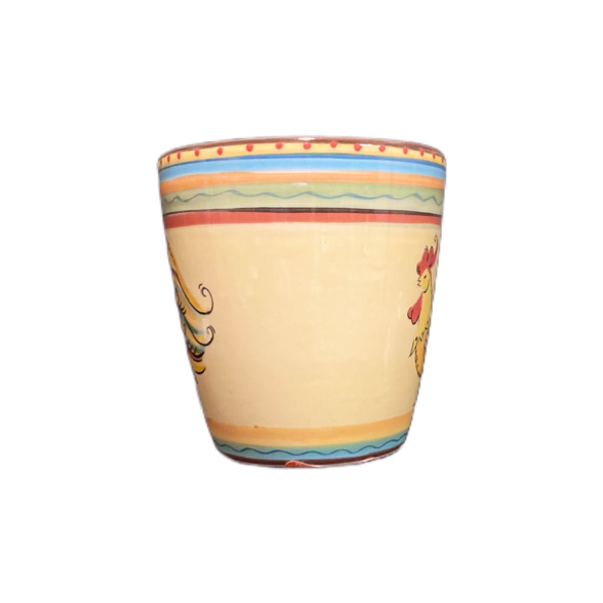 Tabletops Gallery Rise & Shine Rooster Mugs Set of 4 12 oz Farmhouse