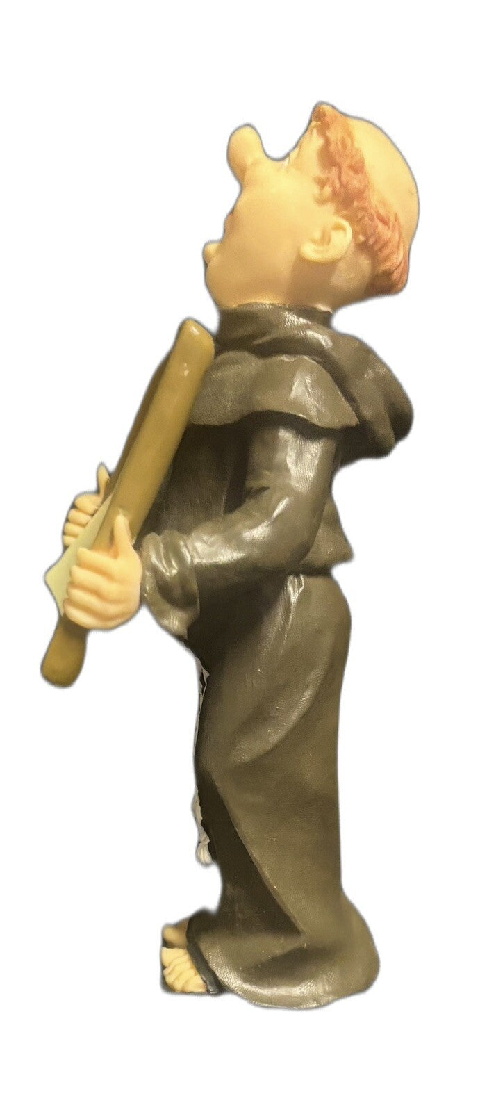 Resin Monk Sticky Note Memo Statue Holder Office Desk Kitchen Home Table Accent
