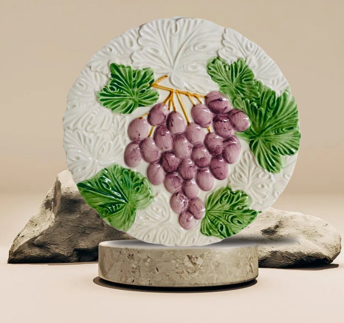Stafford FRUIT DU JOUR Salad Plate Hand-Painted 1987 Dessert Collection 8 1/8"D