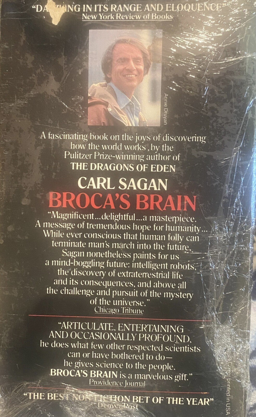 Broca's Brain Mass Market Paperbound Carl Sagan