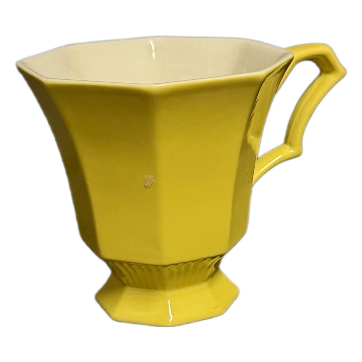 Independence Ironstone Interpace Yellow Cup & Saucer Set Japan Replacement