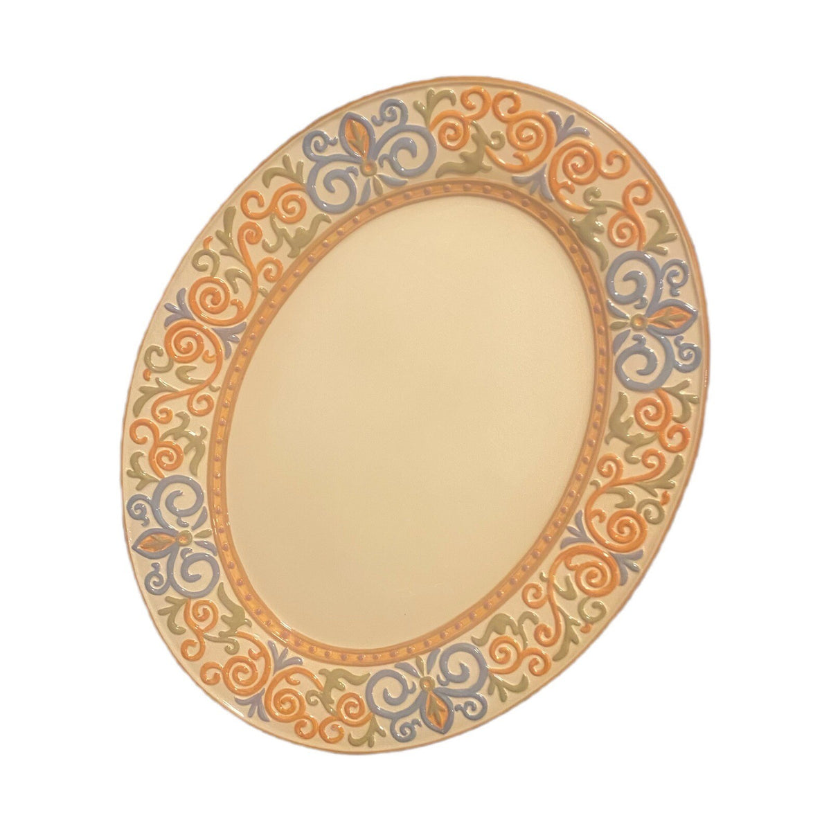 Chris Madden KIRAH Oval Serving Platter JCPenney HOME Stoneware