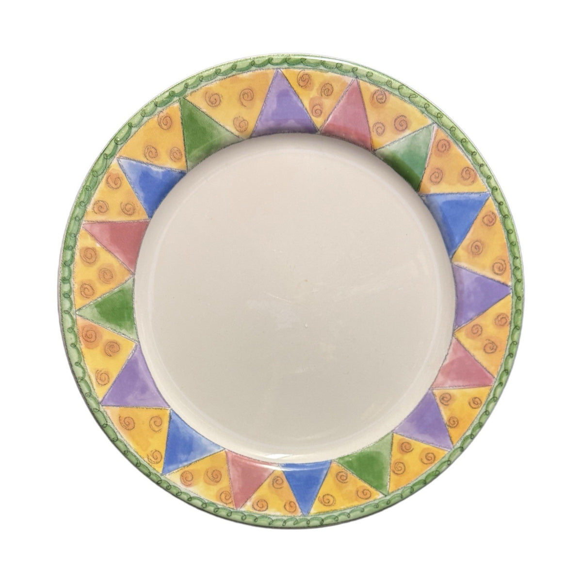 Sango Sue Zipkin 2-Dinner Plates  Marzipan 10 5/8" D Oven Safe 3025
