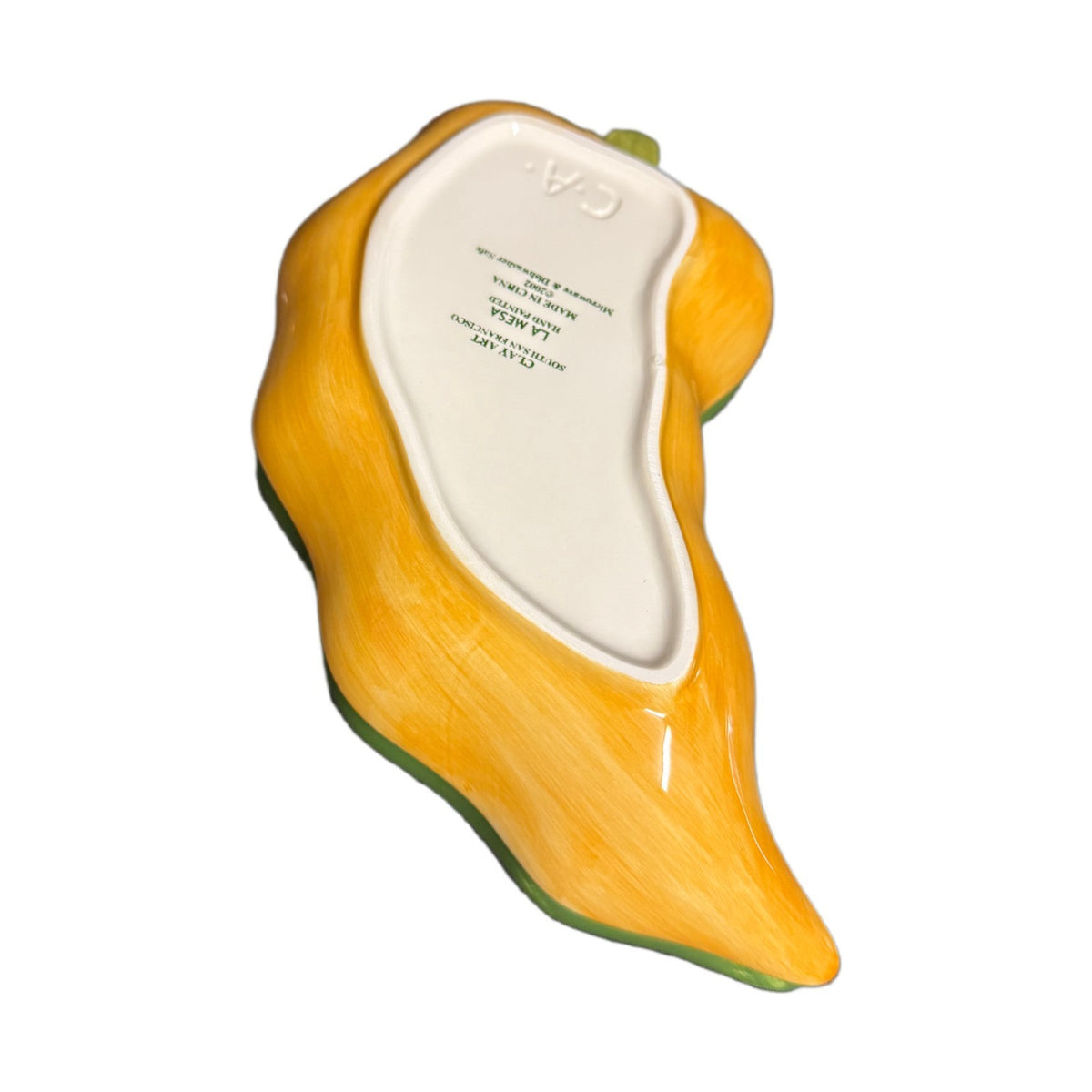 Clay Art “La Mesa” Chili Pepper Plates – Set of 6 – Hand Painted (2002)