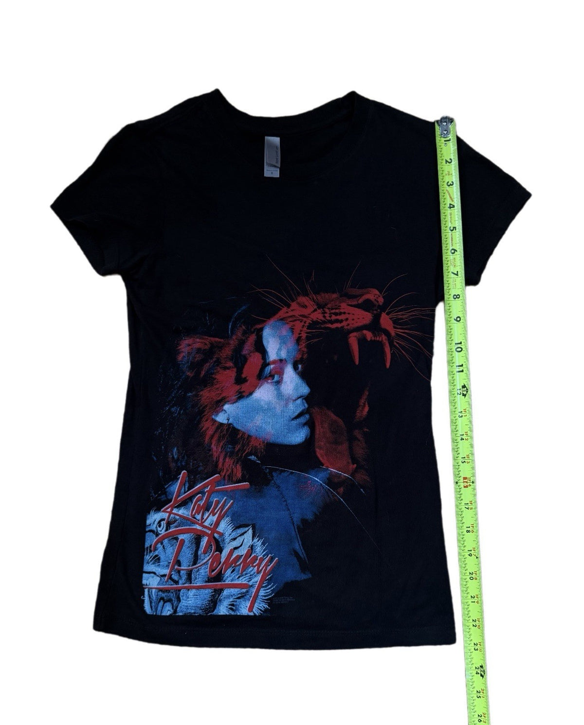 Katy Perry Women’s M Graphic Concert T-Shirt Black Tiger Roar Tour Tee