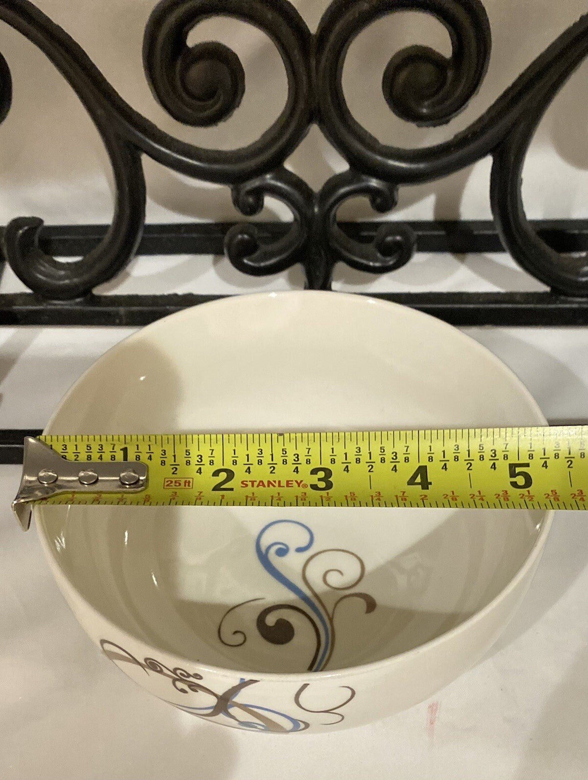 Coventry CHOCO SCROLL 1-Soup Cereal Bowl Fine China Porcelain  (PTS) Int'l.