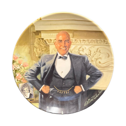 DADDY WARBUCKS Edwin M. Knowles China Annie Collector's Plate Series 1982 G-675