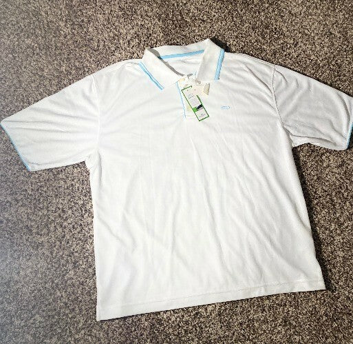T-Shirt Dockers Golf XL White Sports Classic