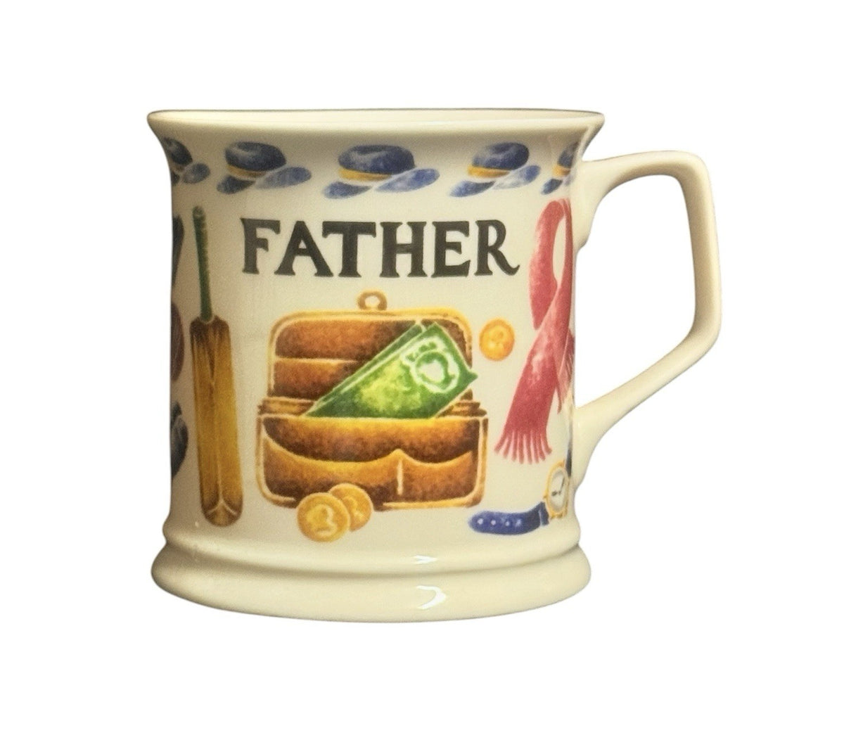 Past Times Father Fine Bone China Mug Oxford England Car Books Gift Cup