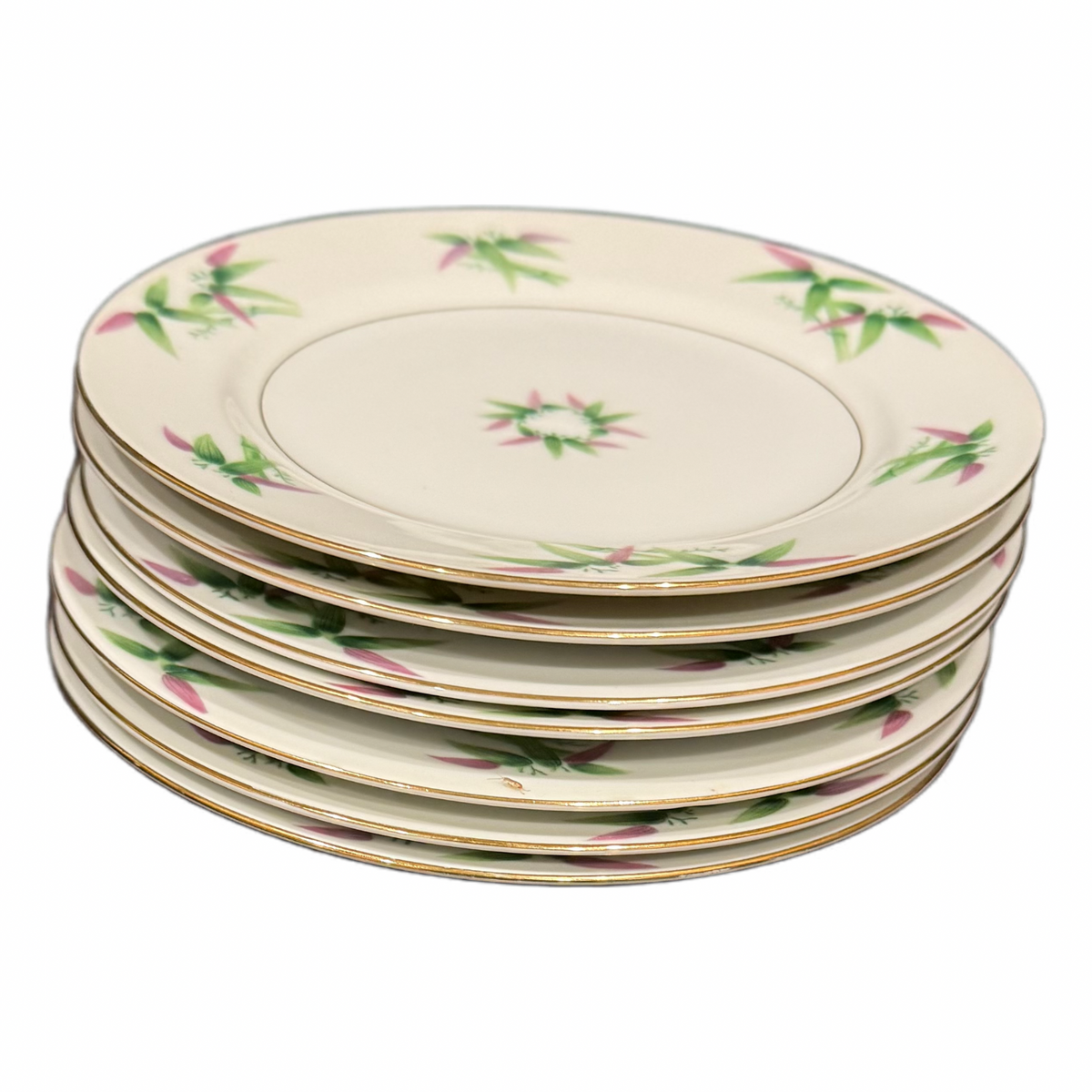 Vintage Harmony House Mandarin 7 Dinner Plates 10 3/8” Japan Fine China