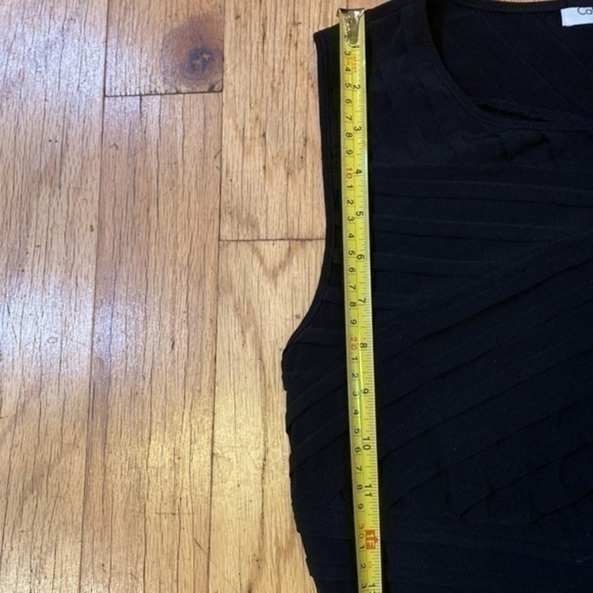 Calvin Klein textured black sleeveless sheath dress Size Small