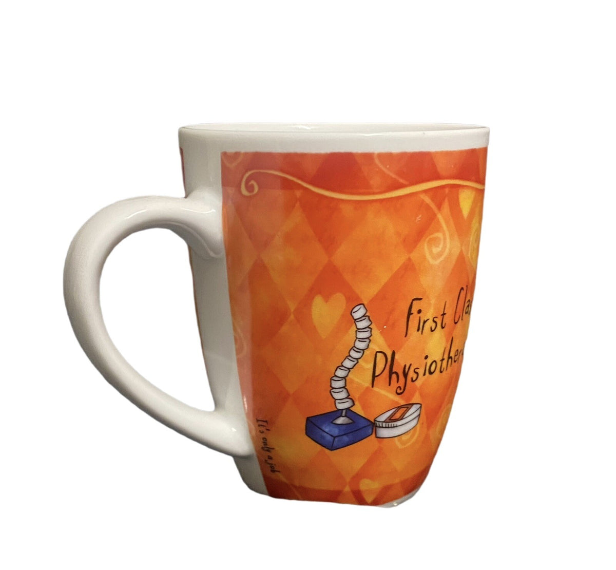 History & Heraldry Mug FIRST CLASS PHYSIOTHERAPIST Fine Porcelain Coffee Tea Cup