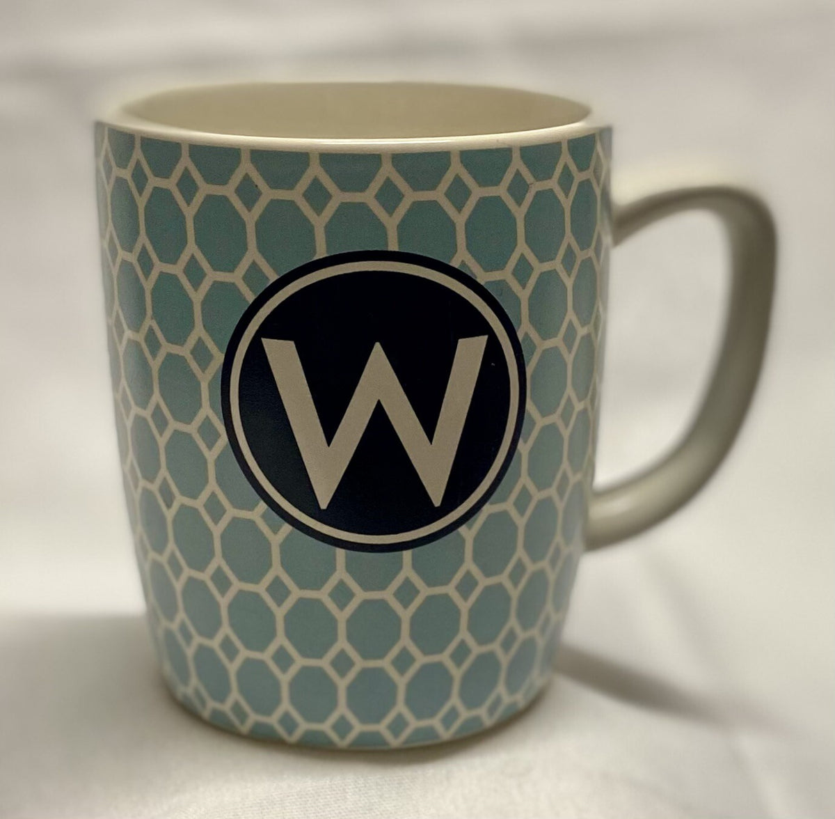 Target Stoneware Monogram Ceramic Coffee Cup Mug Personalized Letter Initial