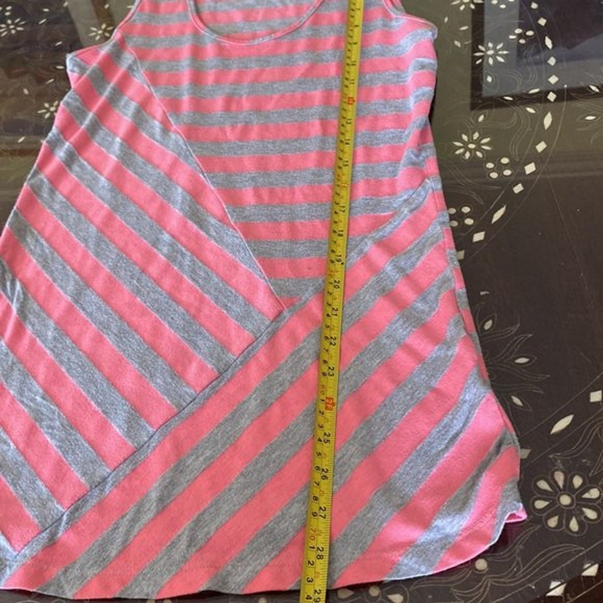 Fenn Wright Manson Pink Gray Sleeveless Top S