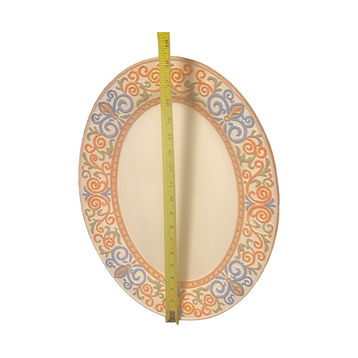 Chris Madden KIRAH Oval Serving Platter JCPenney HOME Stoneware