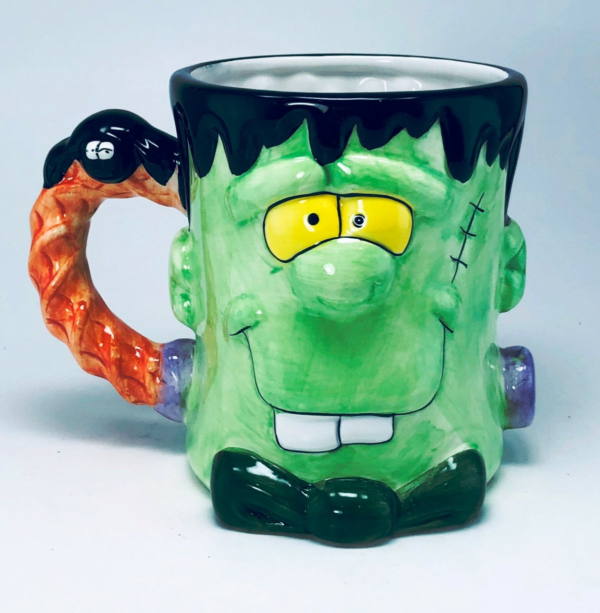 Vintage 3D Mug JCPenney Frankenstein Ghost Vampire Witch Home Collection Ceramic