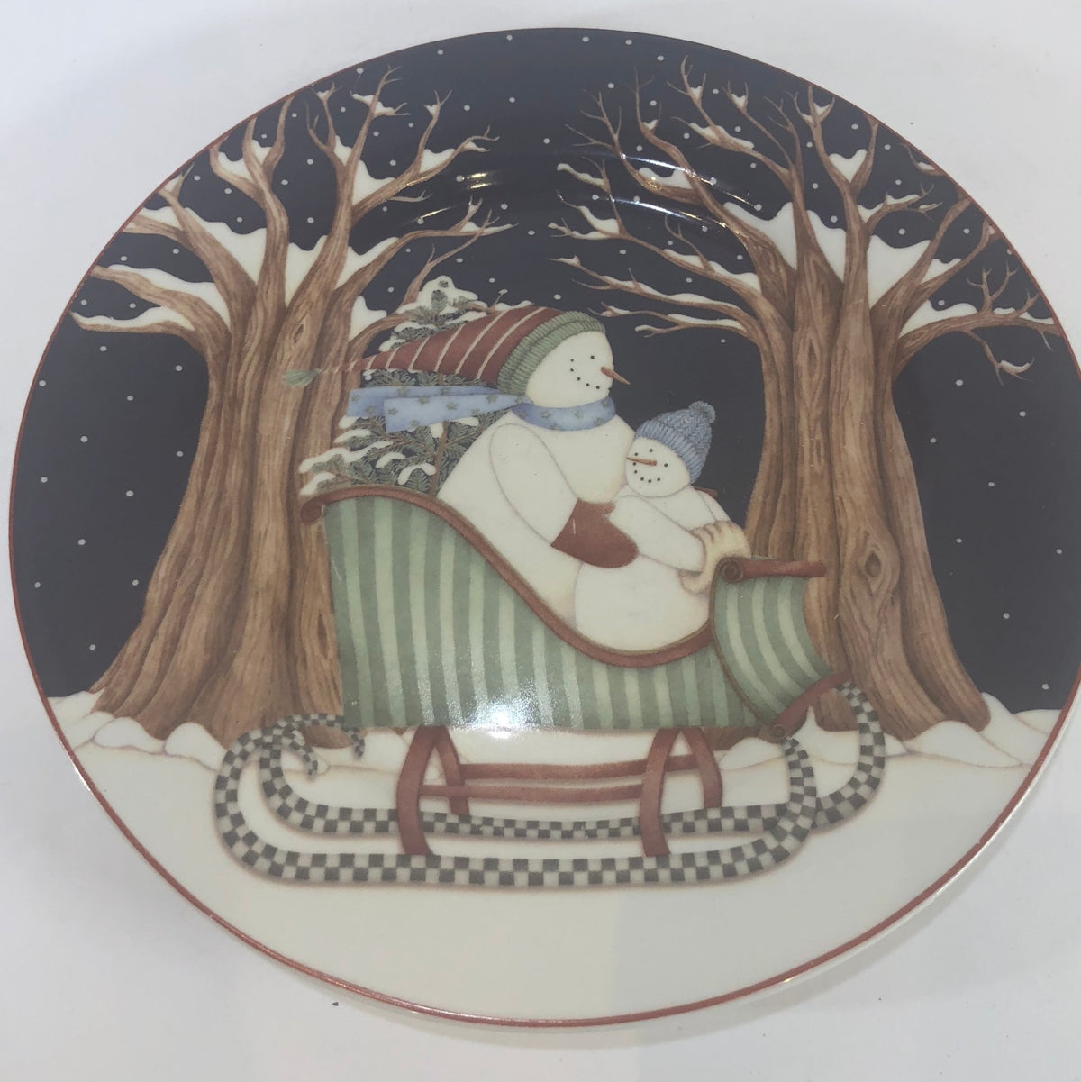 Debbie Mumm Winter Wonders Salad/Dessert Plate Zak Designs Dinnerware Collection