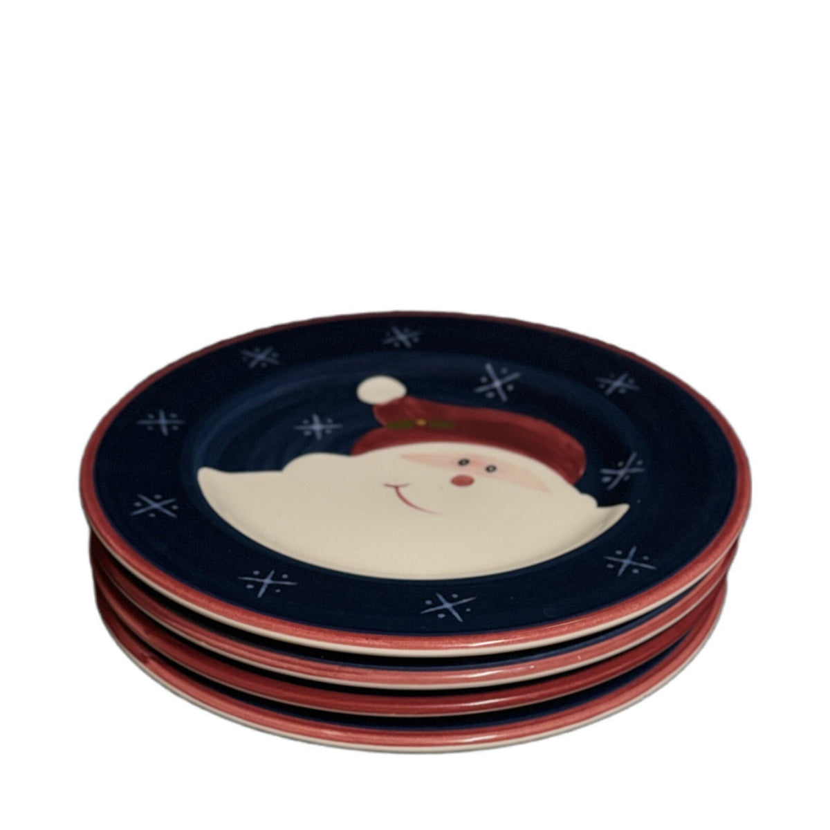 LAURIE GATES 4-Salad Plates The Cellar Christmas Twilight Collection Dessert