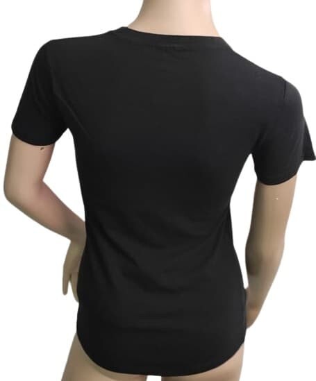 T-Shirt The Rolling Stones Crew Neck Black Tee Top S/M