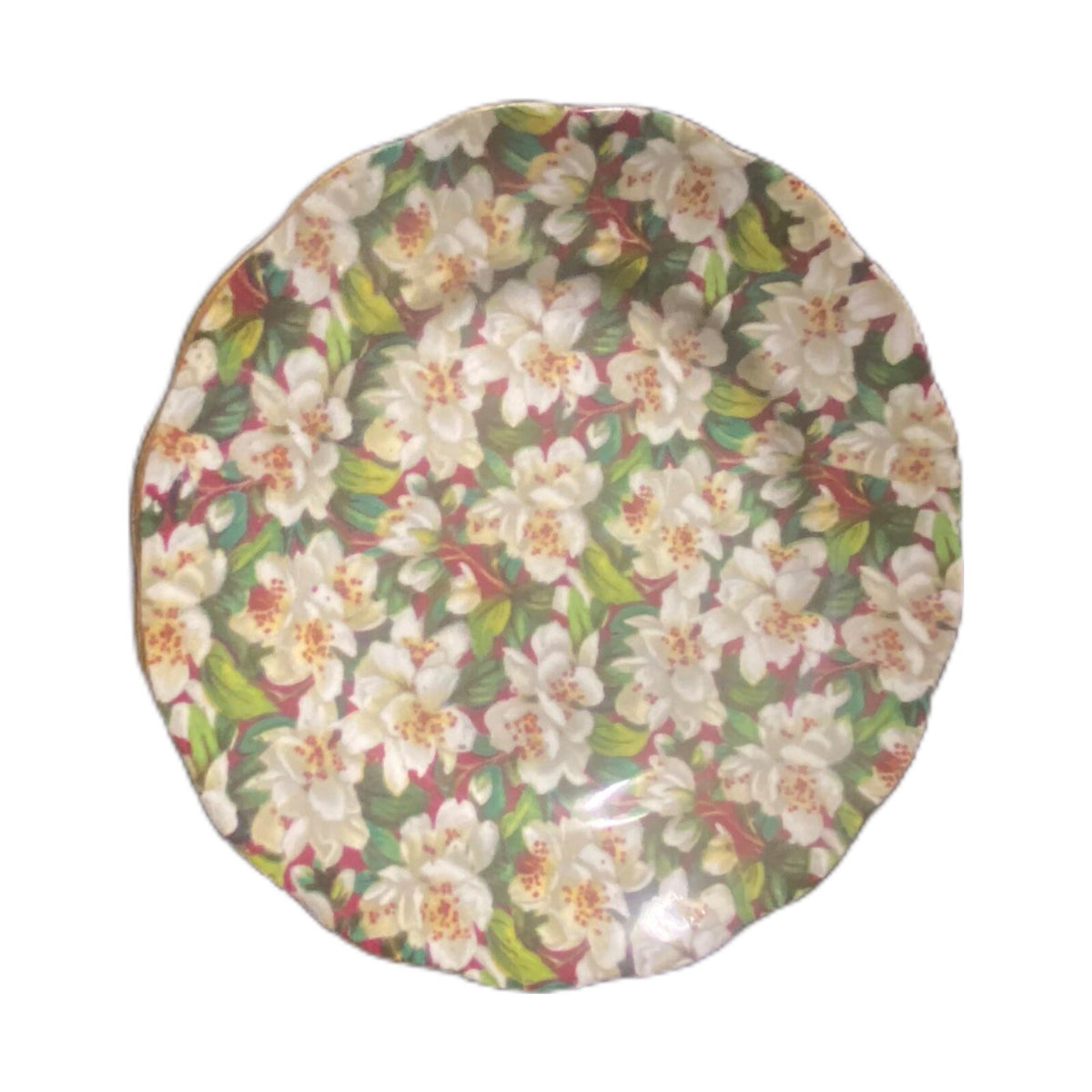 Vintage Royal Standard 5-Bread Butter Plates PEACH TREE Fine Bone China England