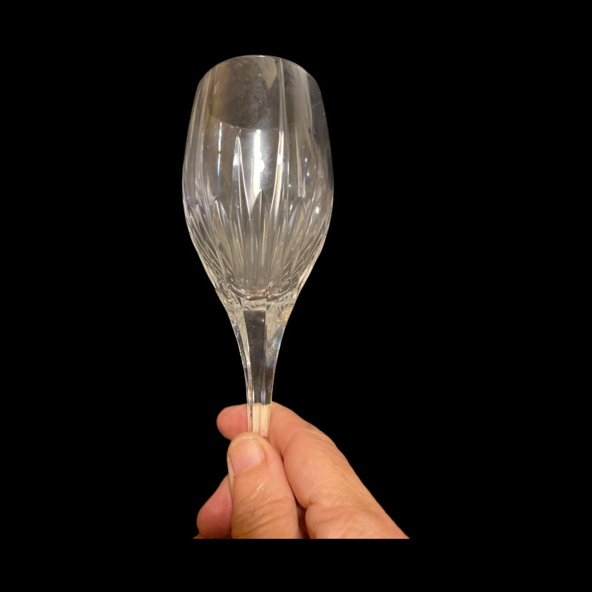 Cristal D’Arques Durand ENCHANTE 6 Pc. Water Wine Cocktail Goblets Clear Glasses