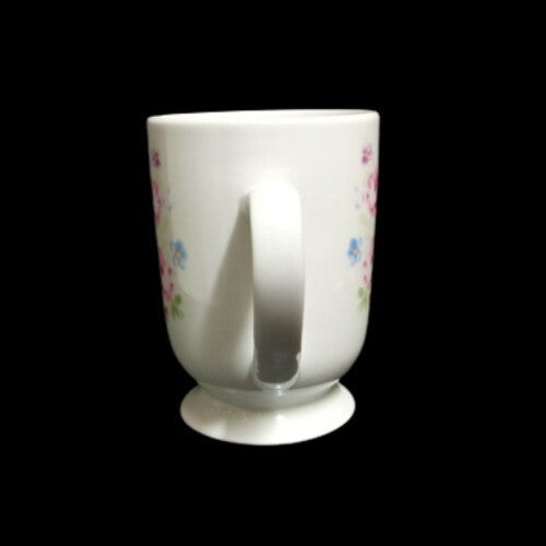 Gibson Designs HEAVENLY ROSE 4-Mugs 12 Oz Pink Roses Flowers Coffee Tea Cup
