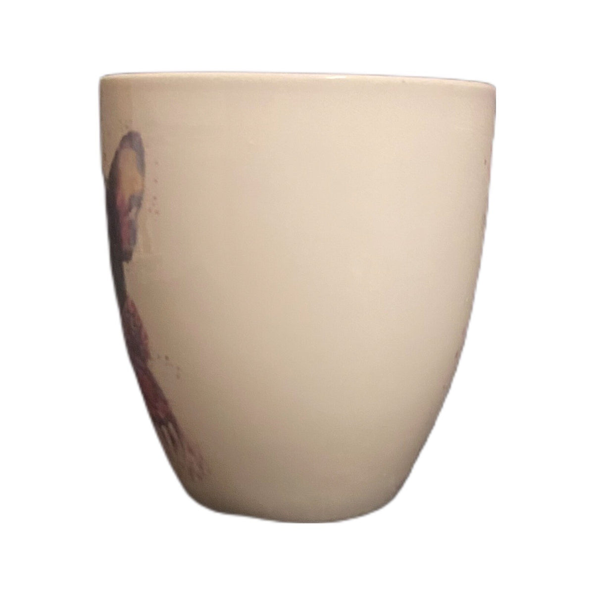 JOYEUX COLLECTION Mug Bulldog Wearing Heart Scarf Winter Holiday Coffee Tea Cup