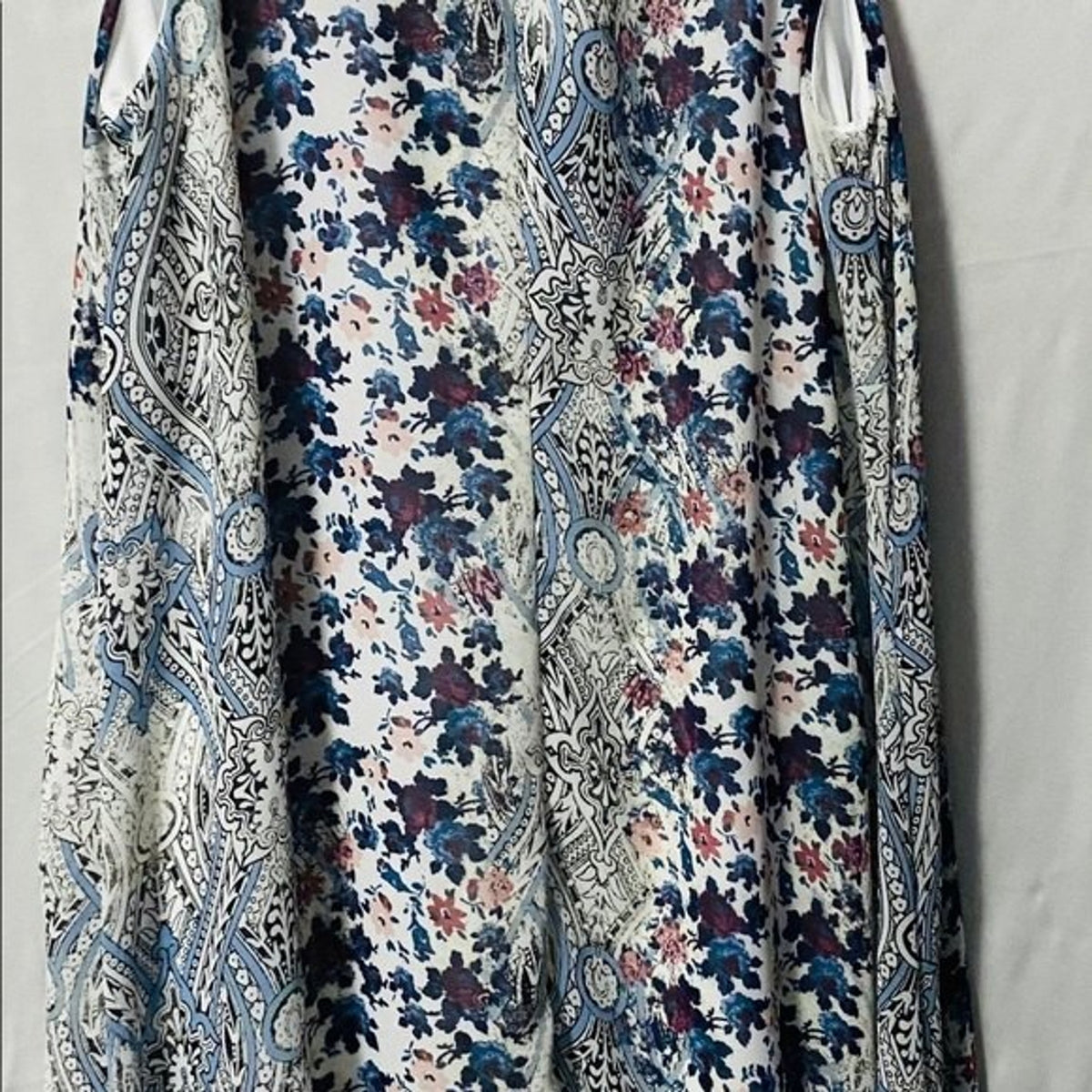 Speechless Dress Mock Neck Floral Sz. Sm