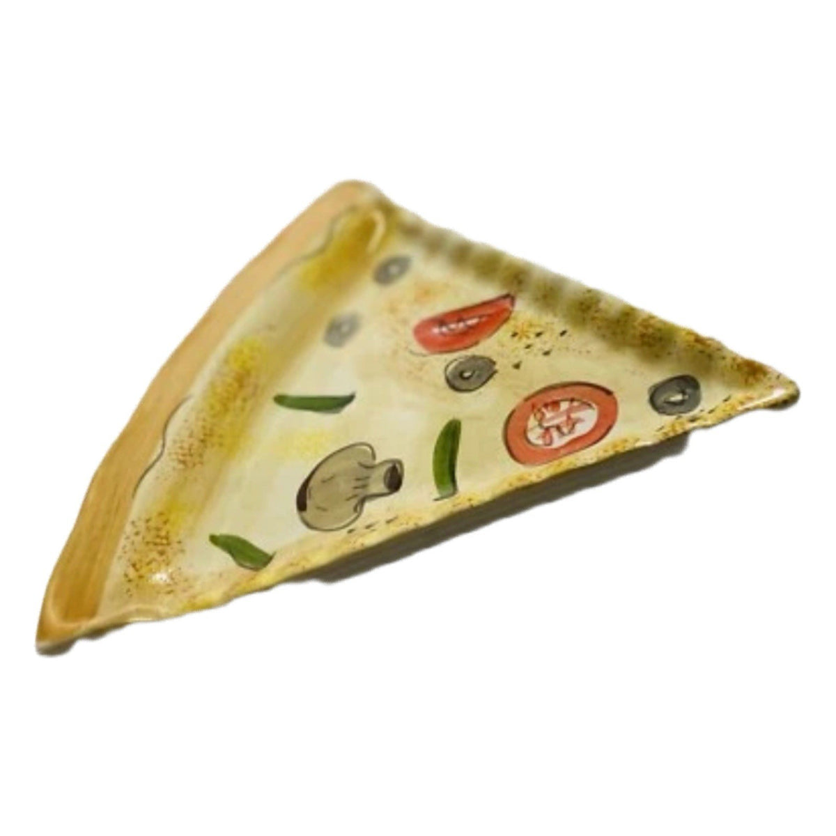 Tabletops Unlimited Pizza Slice Plates Set of 2 Kitchen Prep 201 Ceramic 9” L