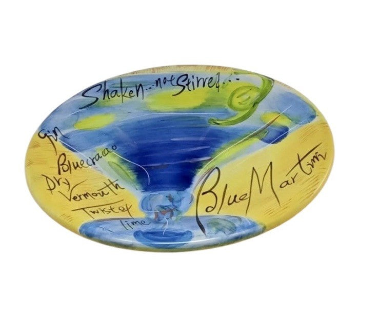 Nanette Vacher Magnificent Martinis Set of 4 Salad/Dessert Plates 8¼”D