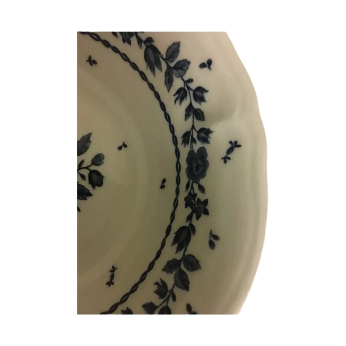Nikko TABLE MATES Set of 4- Soup/Cereal Bowls Rare Blue Flowers 6 1/4" D