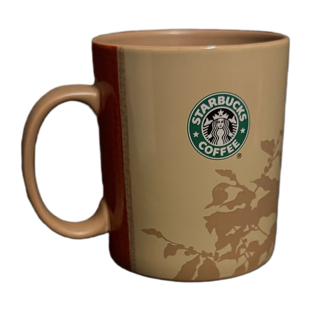 2006 Starbucks Africa Coffee Mug 14oz Brown Green Origin Story Map Rare Vtg