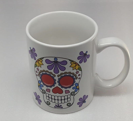 Home Essentials SKULL Coffee Mug/Cup Wanderlust Skeleton 15 Oz