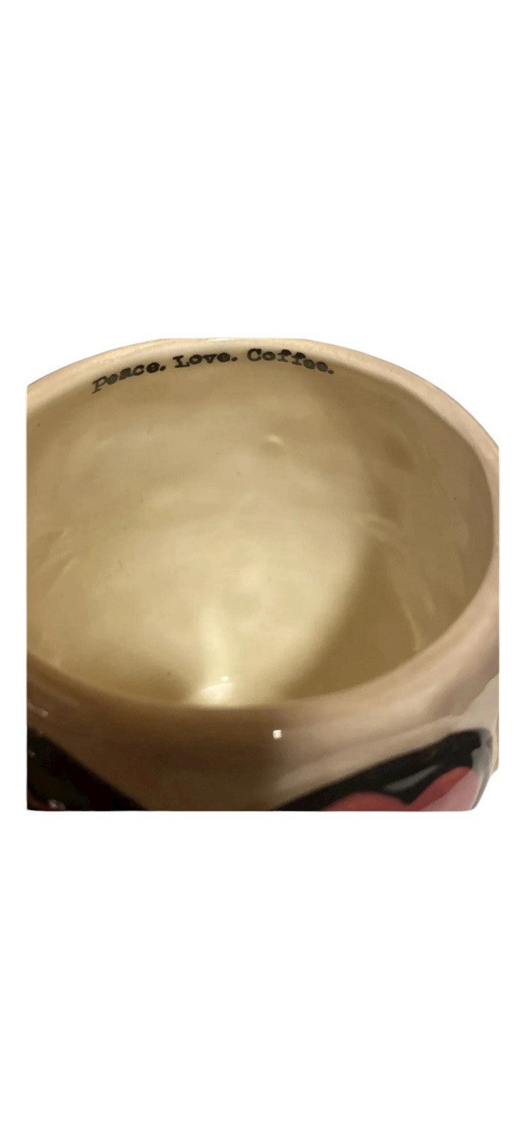 Natural Life Owl Mug • Peace Love Coffee • Colorful Ceramic Cup