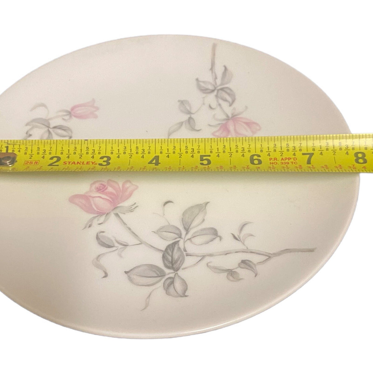 Harmony House SOPHISTICATED LADY 4-Salad Plates Japan Porcelain Pink Roses