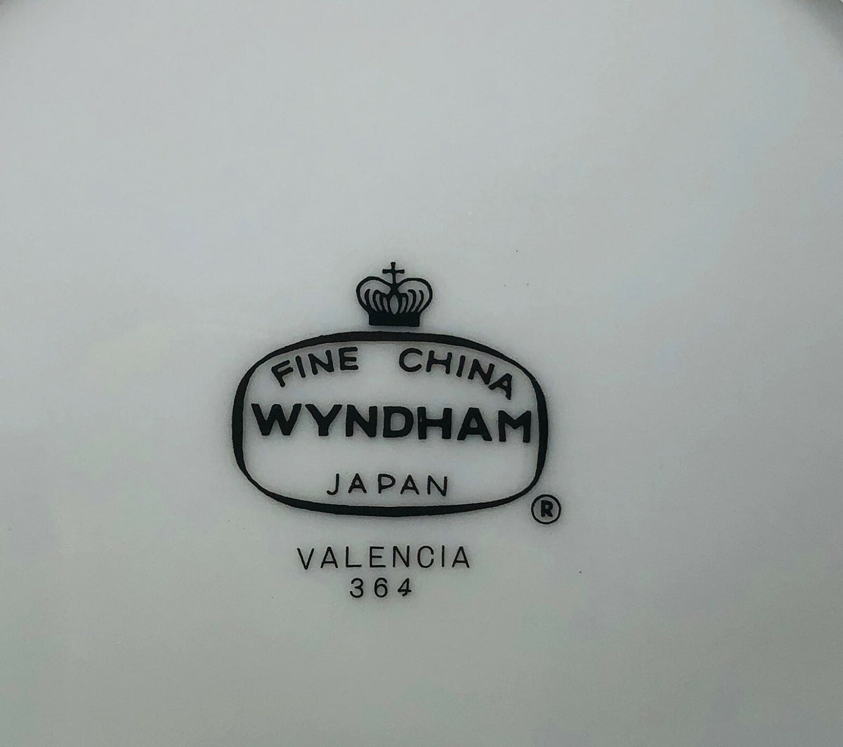 Wyndham VALENCIA Fine China Japan 364 Floral Silver Trim Dinnerware Collection