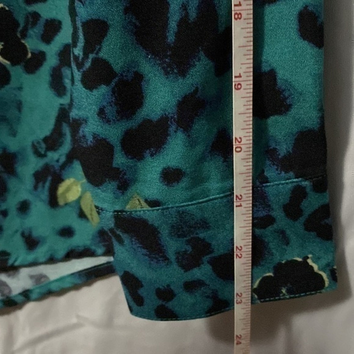 Lemon Way Top Blouse Floral Long Sleeves Sz. S