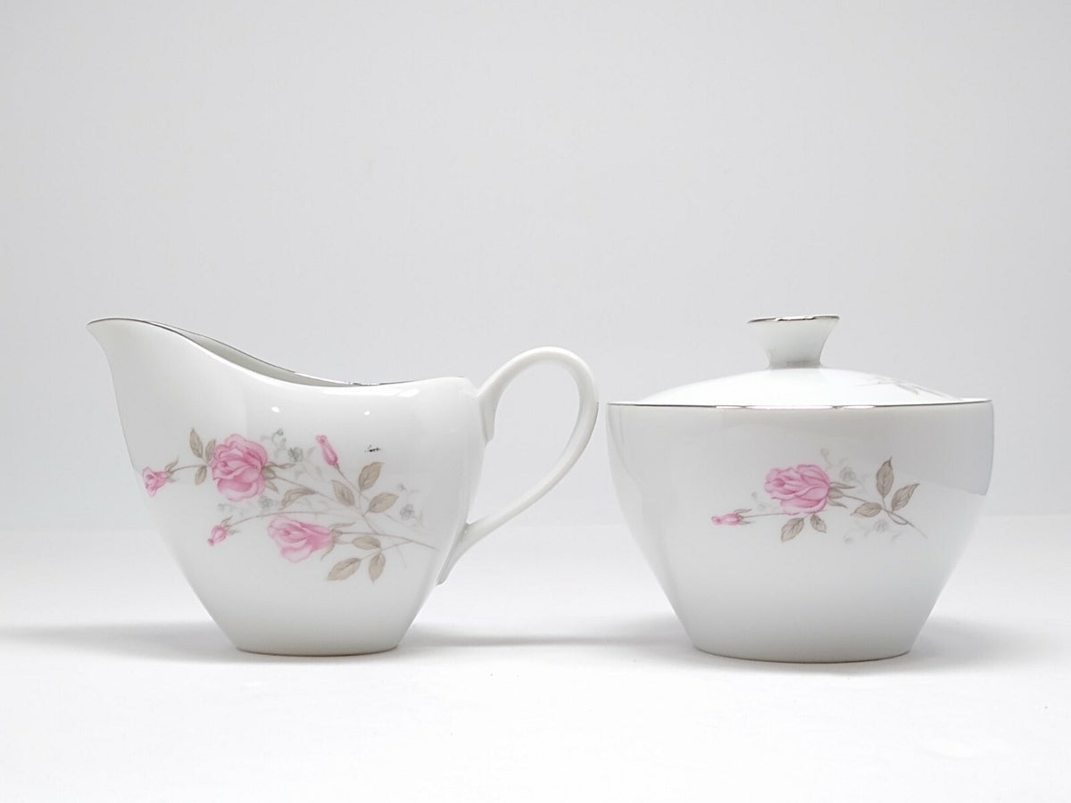 Rosemont Japan Fine China 1971 Dinnerware Collection Pink Roses Floral