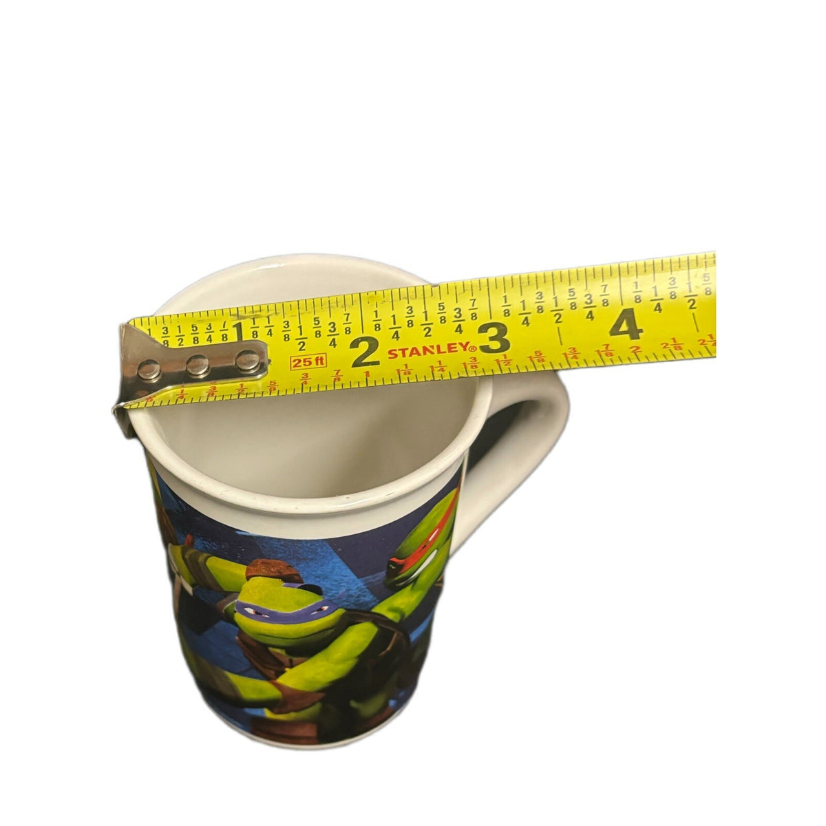 2014 Viacom TMNT Teenage Mutant Ninja Turtles Ceramic Coffee Mug Michelangelo