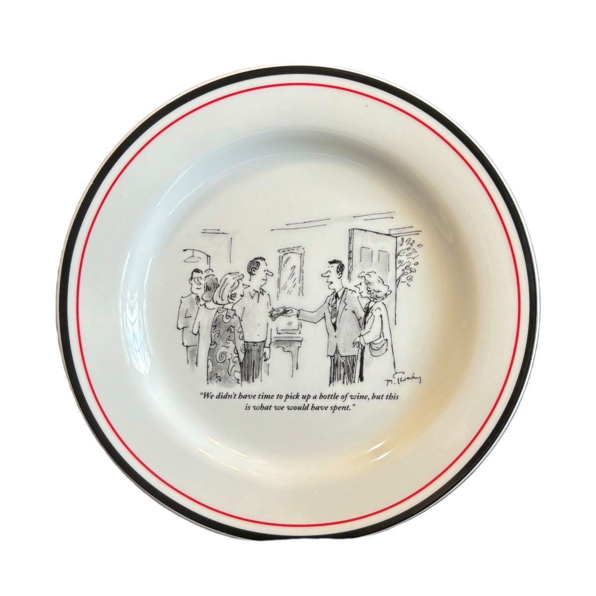RESTORATION HARDWARE 6-Salad Plates NEW YORKER Ceramic Dessert Appetizer 8" D