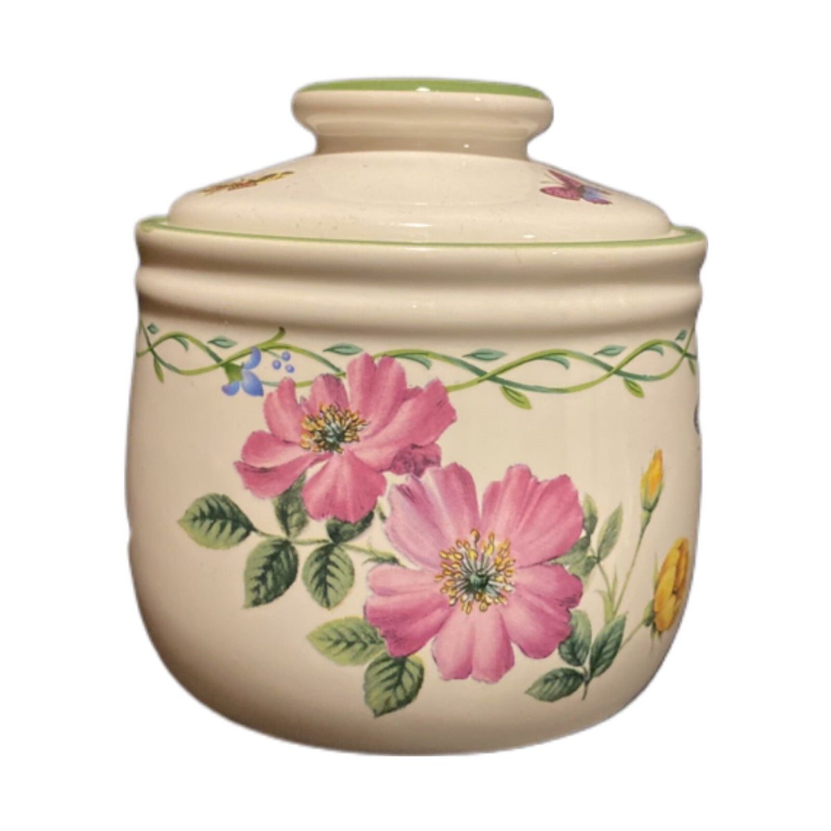 GARDEN BLOOM Studio Nova Mikasa Sugar & Creamer Flowers & Butterflies Set Y2372