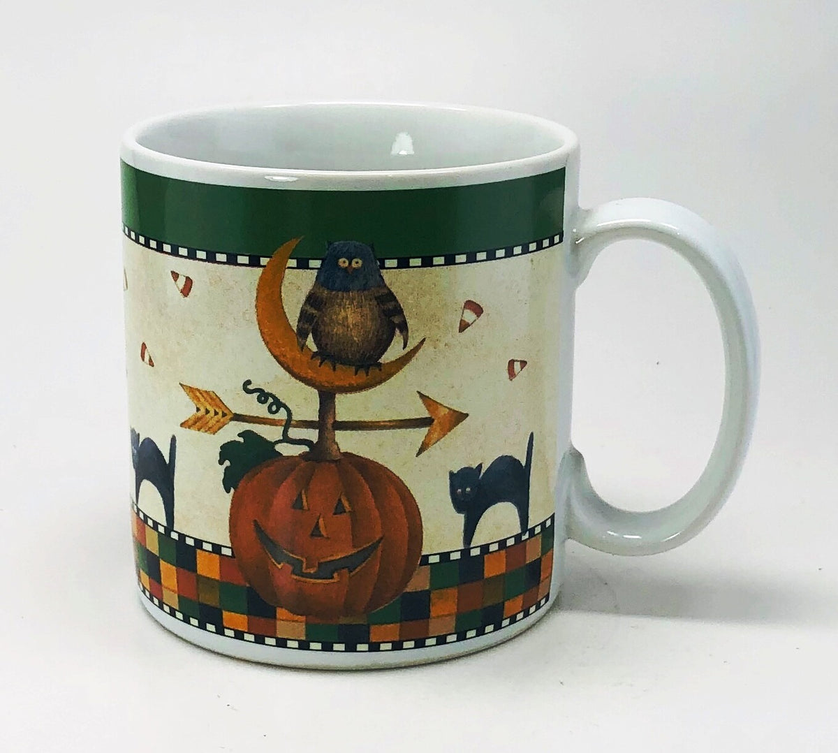 Vintage Halloween Sakura Debbie Mumm 1998 Collection Cat-Scarecrow-Pumpkin-Witch