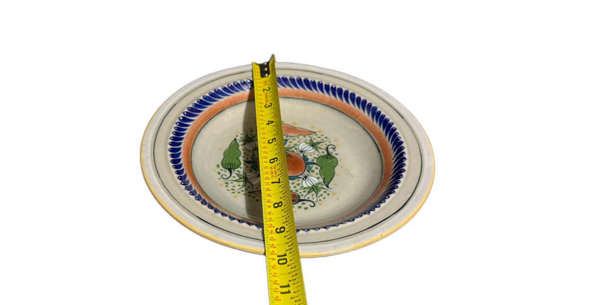 Vintage Set of 4 Erandi Tonala Mexico Hand-Painted Bowls Toscana 10 1/8”D