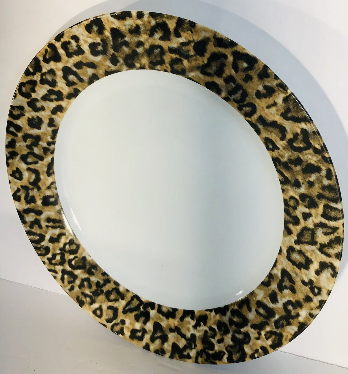 LEOPARD Tienshan Fine China Dinnerware Collection Animal Print Brown Tan Black