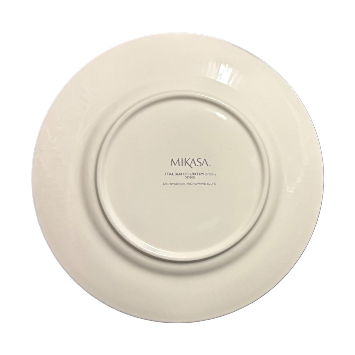 Mikasa ITALIAN COUNTRYSIDE 4-Dinner Plates White Ceramic Dish DD900