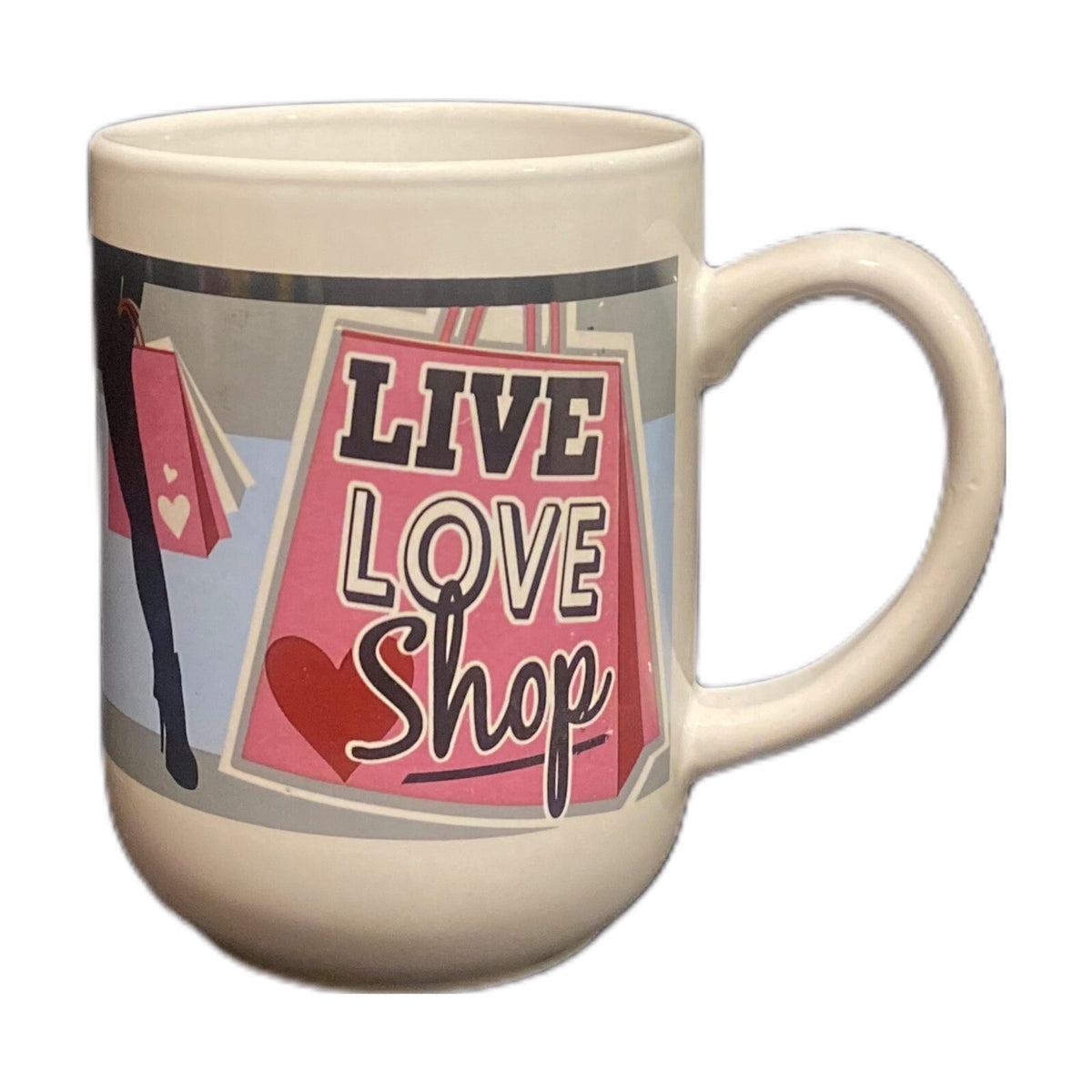 ROYAL NORFOLK Mug LIVE LOVE SHOP Ceramic Tea Cup 14 oz