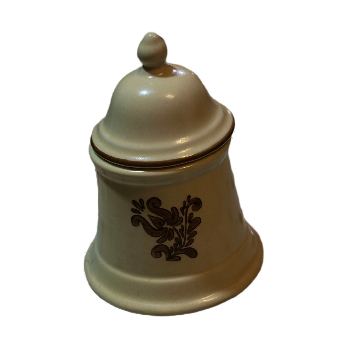 Pfaltzgraff VILLAGE Sugar Bowl & Lid Vintage Ceramic Canister Pat. #6-22